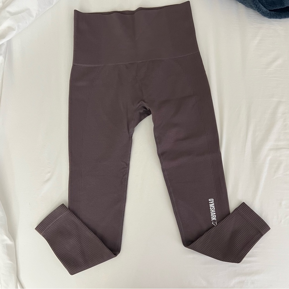 Gymshark Brown Seamless Leggings, Large